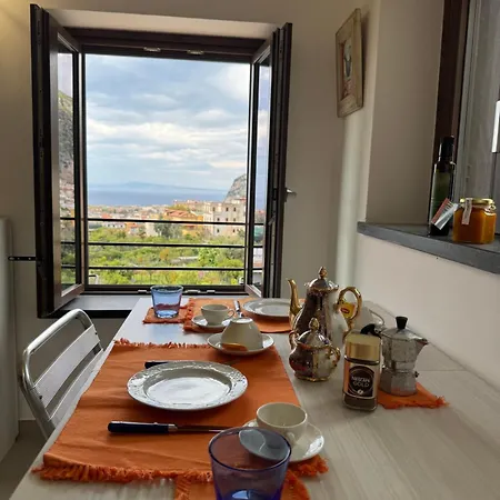 Sea View Loft Sorrento Coast Free Parking Apartment Meta