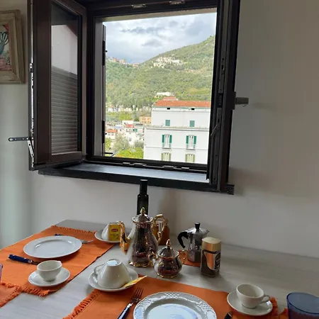 Sea View Loft Sorrento Coast Free Parking * מטה